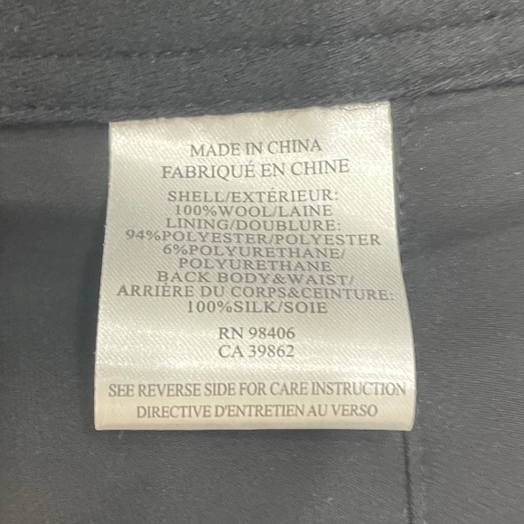 THEORY {2} Black Jacket / Shrug /Cardi Wool & Poly Sheer - Picture 5 of 5